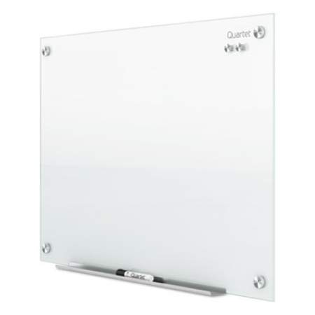 Quartet Infinity Magnetic Glass Marker Board, 24 x18, White (G2418W)