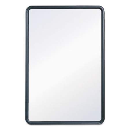 Quartet Contour Dry-Erase Board, Melamine, 24 x 18, White Surface, Black Frame (7551)