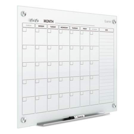 Quartet Infinity Magnetic Glass Calendar Board, 48 x 36 (GC4836F)