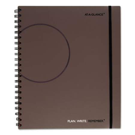 AT-A-GLANCE Plan. Write. Remember. Planning Notebook Two Days Per Page , 11 x 8.38, Gray Cover, Undated (80620430)