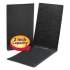Smead Prong Fastener Premium Pressboard Report Cover, Two-Piece Prong Fastener, 3" Capacity, 8.5 x 14, Black/Black (81132)