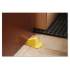 Master Caster Giant Foot Doorstop, No-Slip Rubber Wedge, 3.5w x 6.75d x 2h, Safety Yellow (00966)