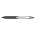 Pilot VBall RT Liquid Ink Roller Ball Pen, Retractable, Extra-Fine 0.5 mm, Black Ink, Black/White Barrel (26106)