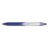 Pilot VBall RT Liquid Ink Roller Ball Pen, Retractable, Extra-Fine 0.5 mm, Blue Ink, Blue/White Barrel (26107)