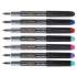 Pilot Varsity Fountain Pen, Medium 1 mm, Assorted Ink Colors, Gray Pattern Wrap, 7/Pack (90029)