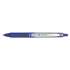 Pilot VBall RT Liquid Ink Roller Ball Pen, Retractable, Fine 0.7 mm, Blue Ink, Blue/White Barrel (26207)