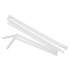 Boardwalk Flexible Wrapped Straws, 7.75", Plastic, White, 500/Pack, 20 Packs/Carton (FSTW775W25)