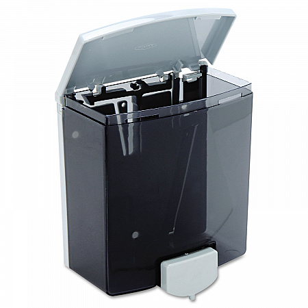 Surface-Mounted Liquid Soap Dispenser, 40 oz, 5.81 x 3.31 x 6.88, Black/Gray (40)
