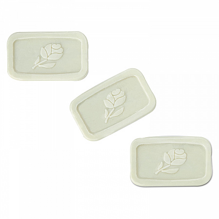 Unwrapped Amenity Bar Soap, Fresh Scent, # 1/2, 1,000/Carton (400050)