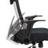 Alera EB-K Series Synchro Mid-Back Flip-Arm Mesh Chair, Supports 275lb, 18.5 to 22.04" Seat, Black Seat/Back, Cool Gray Base (EBK4207)