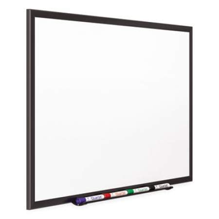 Quartet Classic Porcelain Magnetic Whiteboard, 48 x 36, Black Aluminum Frame (2544B)