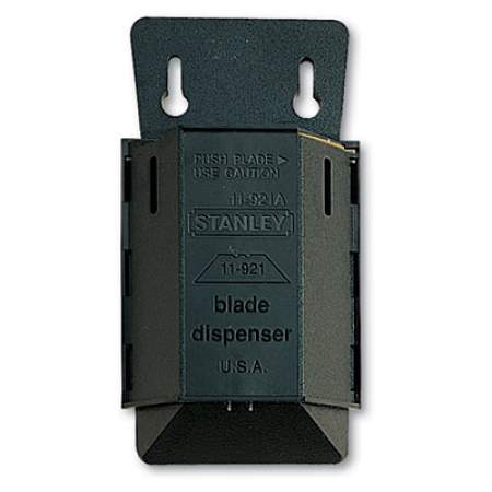 Stanley Wall Mount Utility Knife Blade Dispenser w/Blades, 100/Pack (11921A)
