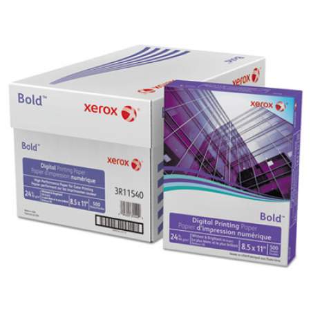 Xerox Bold Digital Printing Paper, 98 Bright, 24lb, 8.5 x 11, White, 500/Ream (3R11540)