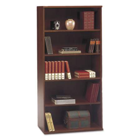 Bush Series C Collection 36W 5 Shelf Bookcase, Hansen Cherry (WC24414)
