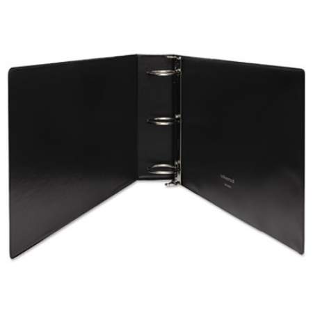Universal Ledger-Size Round Ring Binder with Label Holder, 3 Rings, 3" Capacity, 11 x 17, Black (35423)