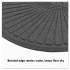 Guardian EcoGuard Diamond Floor Mat, Fan Only, 24 x 48, Charcoal (EGDFAN020404)