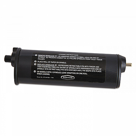 Theft Resistant Spindle for ClassicSeries Toilet Tissue Dispensers, Black (273103)