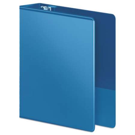 Wilson Jones Heavy-Duty D-Ring View Binder with Extra-Durable Hinge, 3 Rings, 3" Capacity, 11 x 8.5, PC Blue (385497462)