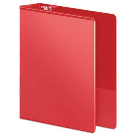 Wilson Jones Heavy-Duty D-Ring View Binder with Extra-Durable Hinge, 3 Rings, 2" Capacity, 11 x 8.5, Red (385441797)