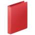Wilson Jones Heavy-Duty D-Ring View Binder with Extra-Durable Hinge, 3 Rings, 1" Capacity, 11 x 8.5, Red (385141797)