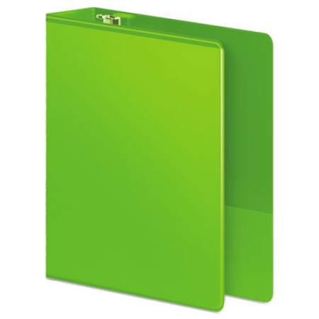 Wilson Jones Heavy-Duty Round Ring View Binder with Extra-Durable Hinge, 3 Rings, 2" Capacity, 11 x 8.5, Chartreuse (36344376)