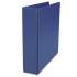 Universal Deluxe Non-View D-Ring Binder with Label Holder, 3 Rings, 2" Capacity, 11 x 8.5, Royal Blue (20785)