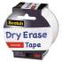 Scotch Dry Erase Tape, 3" Core, 1.88" x 5 yds, White (1905RDEWHT)