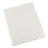 Universal Project Folders, Letter Size, Clear, 25/Pack (81525)