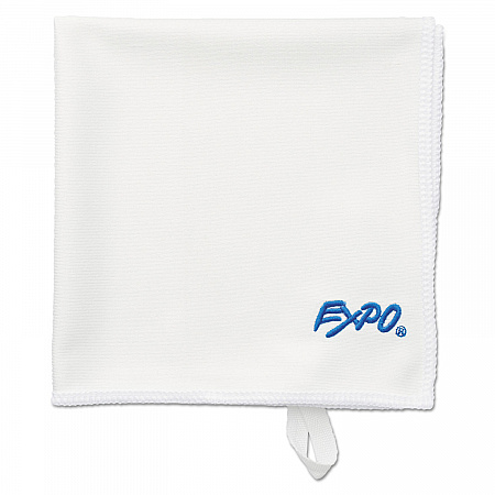Microfiber Cleaning Cloth, 1-Ply, 12 x 12, Unscented, White (1752313)