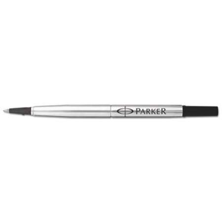Refill for Parker Roller Ball Pens, Medium Conical Tip, Black Ink (1950323)