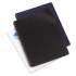GBC Leather Look Presentation Covers for Binding Systems, 11.25 x 8.75, Navy, 100 Sets/Box (2000711)