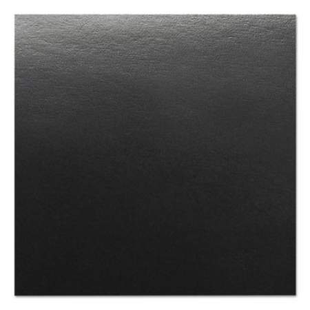 GBC Leather Look Presentation Covers for Binding Systems, 11 x 8.5, Black, 200 Sets/Box (9742491)