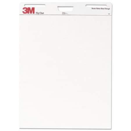 3M Professional Flip Chart, Unruled, 40 White 25 x 30 Sheets, 2/Carton (570)