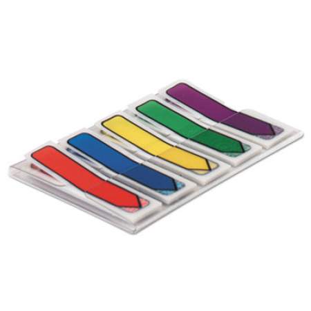 Post-it Flags Arrow 1/2" Page Flags, Blue/Green/Purple/Red/Yellow, 20/Color, 100/Pack (684ARR1)