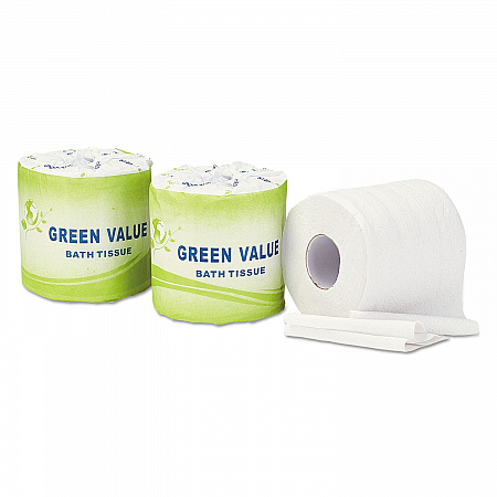 Standard Bath Tissue, Septic Safe, 2-Ply, White, 420 Sheets/Roll, 96 Rolls/Carton (TP002)