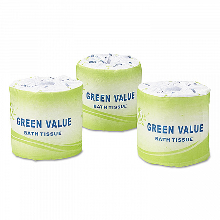 Standard Bath Tissue, Septic Safe, 2-Ply, White, 420 Sheets/Roll, 96 Rolls/Carton (TP002)