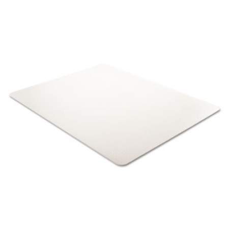 deflecto EconoMat Occasional Use Chair Mat, Low Pile Carpet, Flat, 46 x 60, Rectangle, Clear (CM11442F)