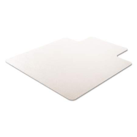 deflecto RollaMat Frequent Use Chair Mat, Med Pile Carpet, Flat, 45 x 53, Wide Lipped, Clear (CM15233)