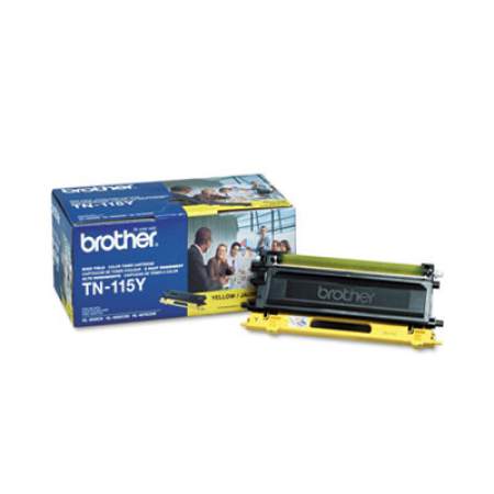 Brother TN115Y High-Yield Toner, 4,000 Page-Yield, Yellow