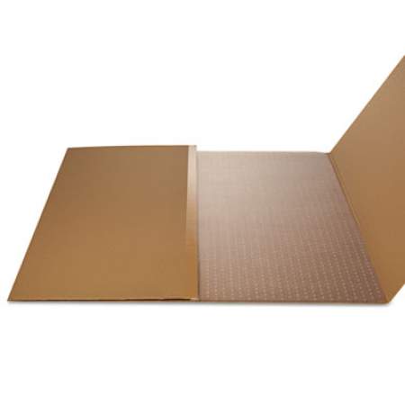 deflecto DuraMat Moderate Use Chair Mat, Low Pile Carpet, Flat, 46 x 60, Rectangle, Clear (CM13443F)