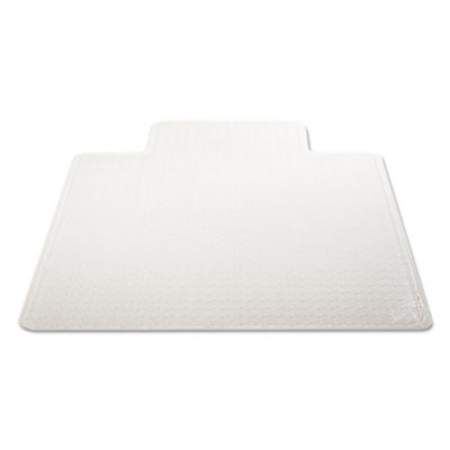 deflecto DuraMat Moderate Use Chair Mat for Low Pile Carpet, 46 x 60, Wide Lipped, Clear (CM13433F)