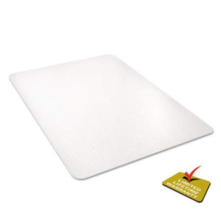 deflecto All Day Use Chair Mat - All Carpet Types, 46 x 60, Rectangle, Clear (CM11442FPC)