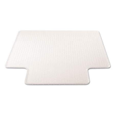 deflecto ExecuMat All Day Use Chair Mat for High Pile Carpet, 45 x 53, Wide Lipped, Clear (CM17233)