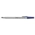 Universal Ballpoint Pen, Stick, Medium 1 mm, Blue Ink, Gray Barrel, Dozen (27411)