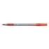 BIC Round Stic Grip Xtra Comfort Ballpoint Pen, Easy-Glide, Stick, Medium 1.2 mm, Red Ink, Gray/Red Barrel, Dozen (GSMG11RD)