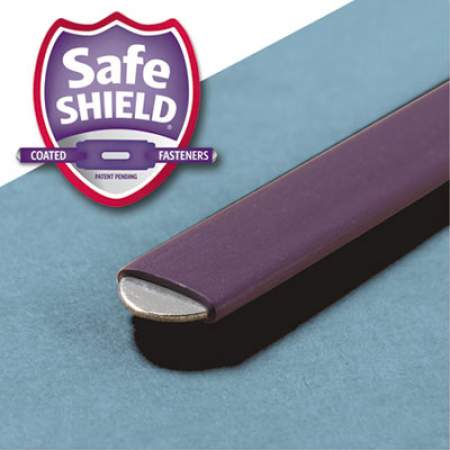 Smead Six-Section Pressboard Top Tab Classification Folders with SafeSHIELD Fasteners, 2 Dividers, Letter Size, Assorted, 10/Box (14025)