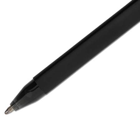 Paper Mate ComfortMate Ultra Ballpoint Pen, Stick, Medium 1 mm, Black Ink, Black Barrel, Dozen (6130187)
