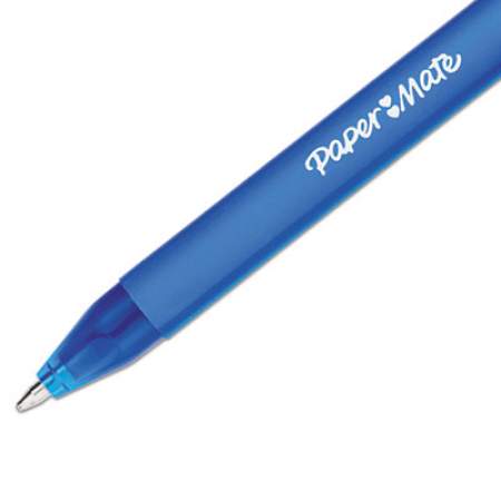 Paper Mate ComfortMate Ultra Ballpoint Pen, Retractable, Fine 0.8 mm, Blue Ink, Blue Barrel, Dozen (6360187)