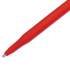 Paper Mate Eraser Mate Ballpoint Pen, Stick, Medium 1 mm, Red Ink, Red Barrel, Dozen (3920158)