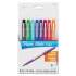Paper Mate Flair Felt Tip Porous Point Pen, Stick, Extra-Fine 0.4 mm, Assorted Ink and Barrel Colors, 8/Pack (1927694)